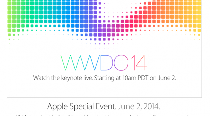 La Keynote de la WWDC 2014 sera en live vidéo