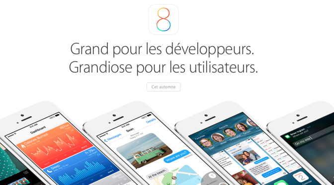 iOS 8 bêta 2 est disponible