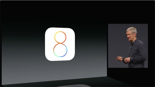 WWDC 14 : iOS 8 officialisé !