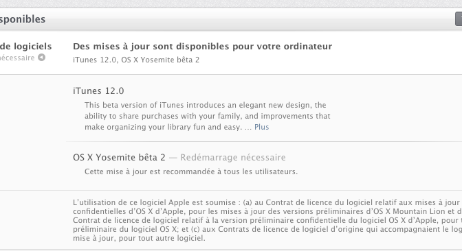 OS X Yosemite bêta 2 publique est de sortie