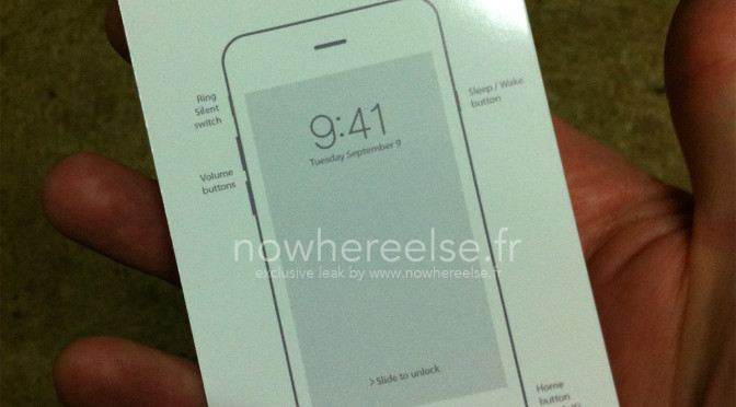 Le manuel de l’iPhone 6 en fuite ?