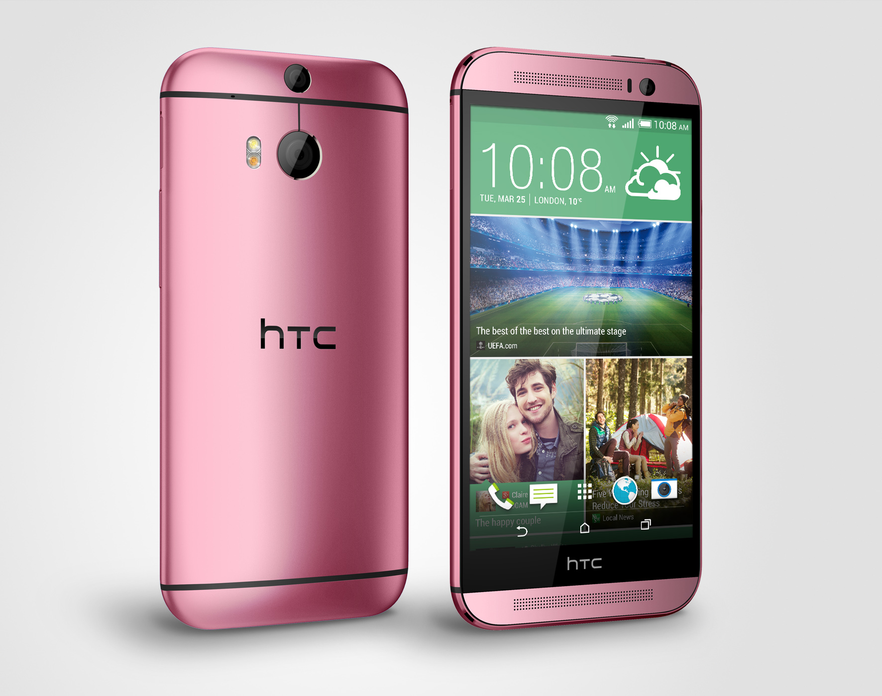 HTC One (M8) rose glamour