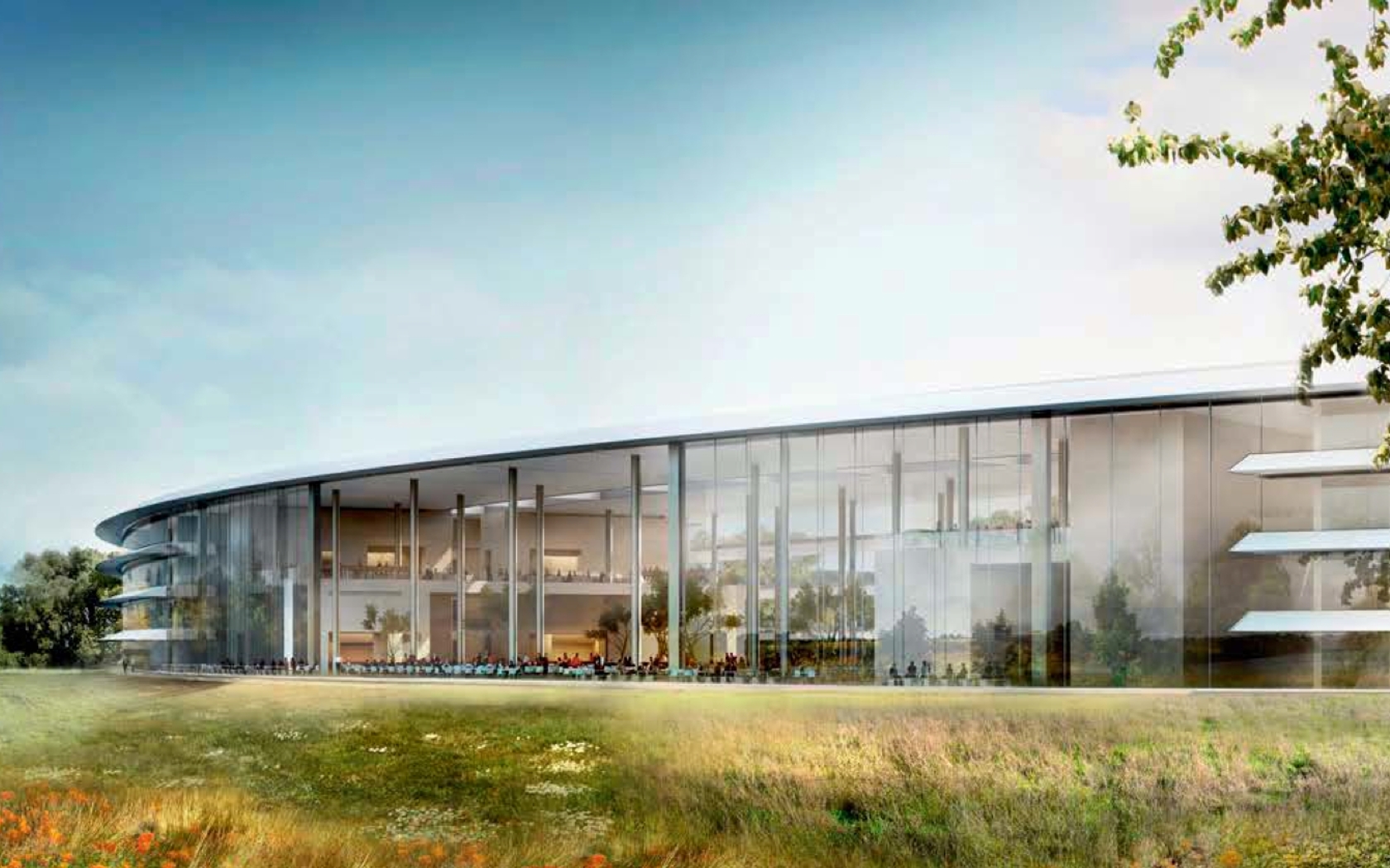 Le bâtiment sera entièrement vitré