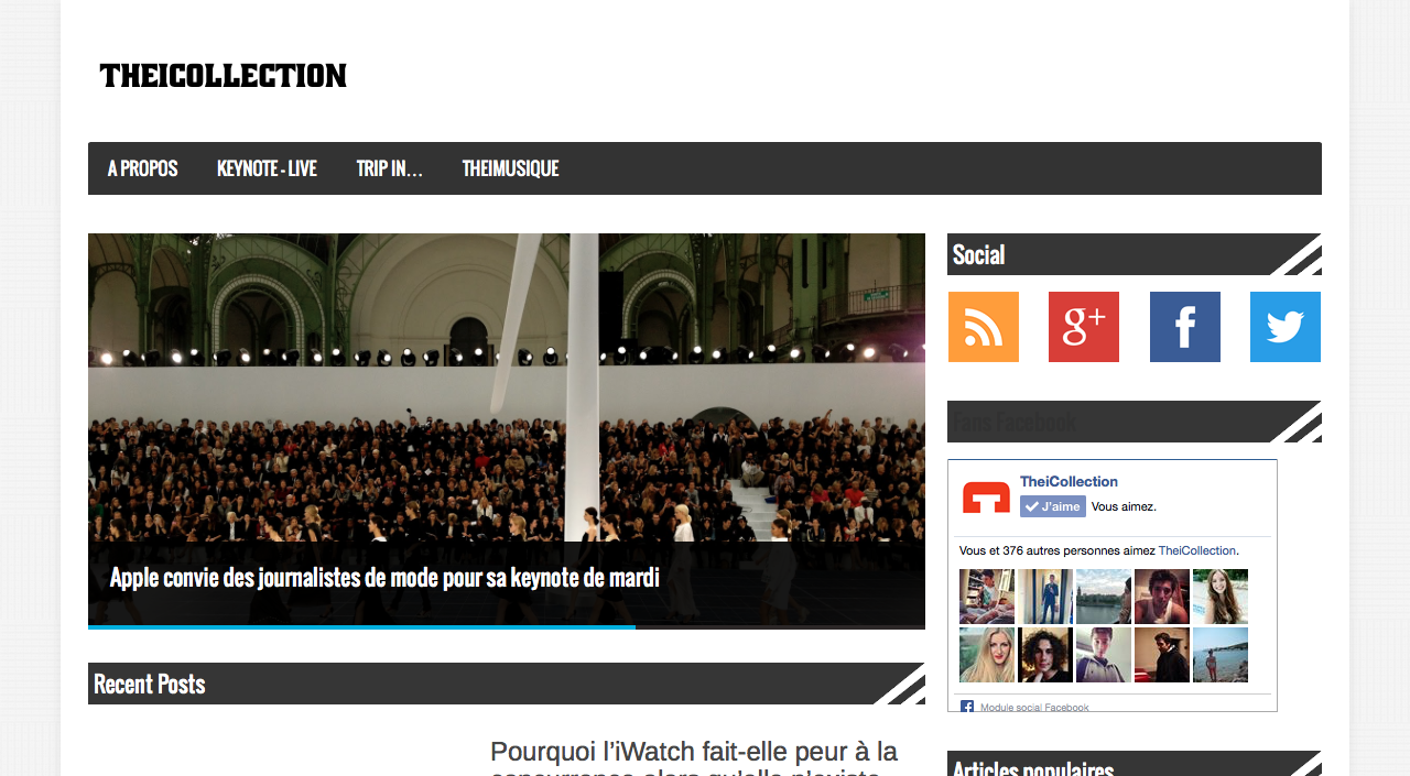 Un nouveau design "Magazine"