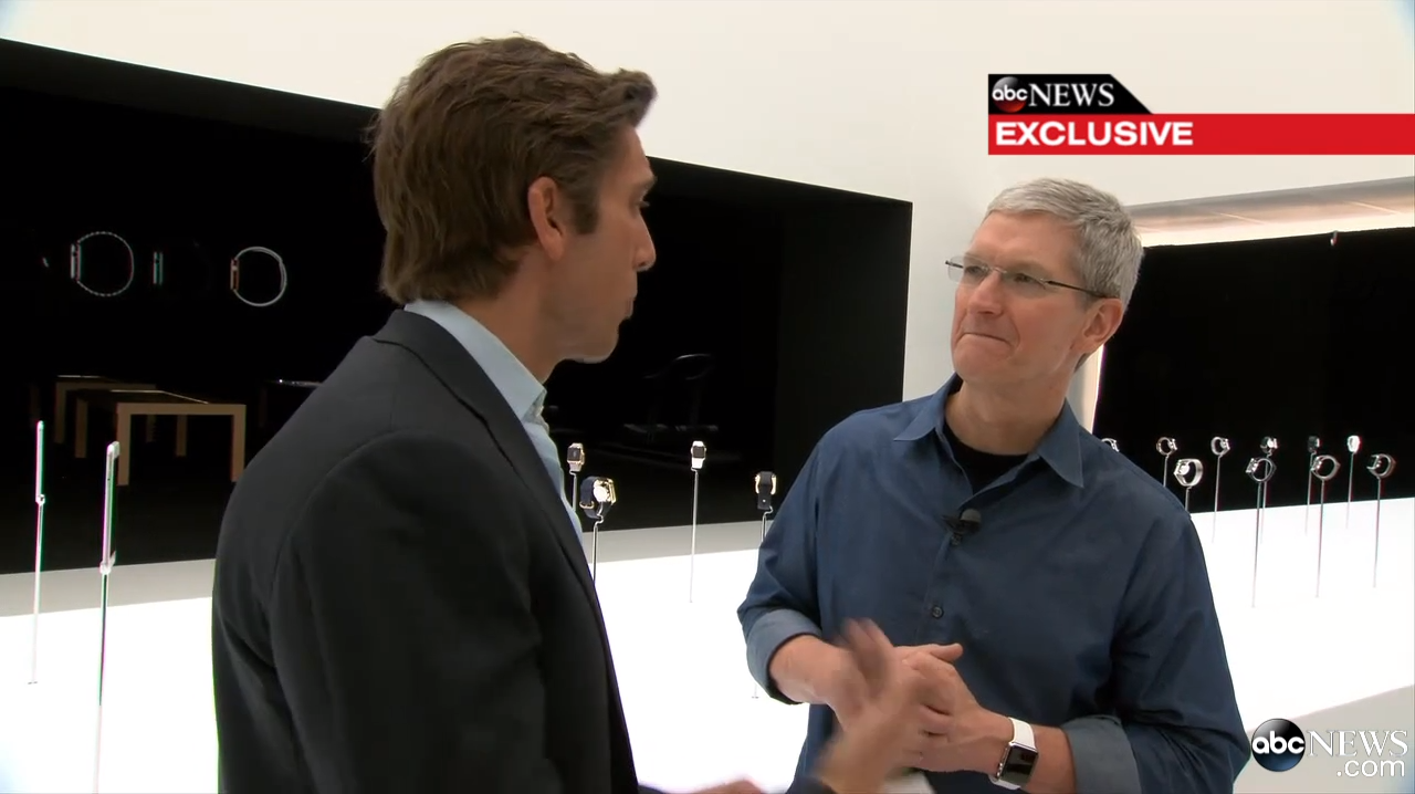 Même Tim Cook appelle l’Apple Watch, l’iWatch !