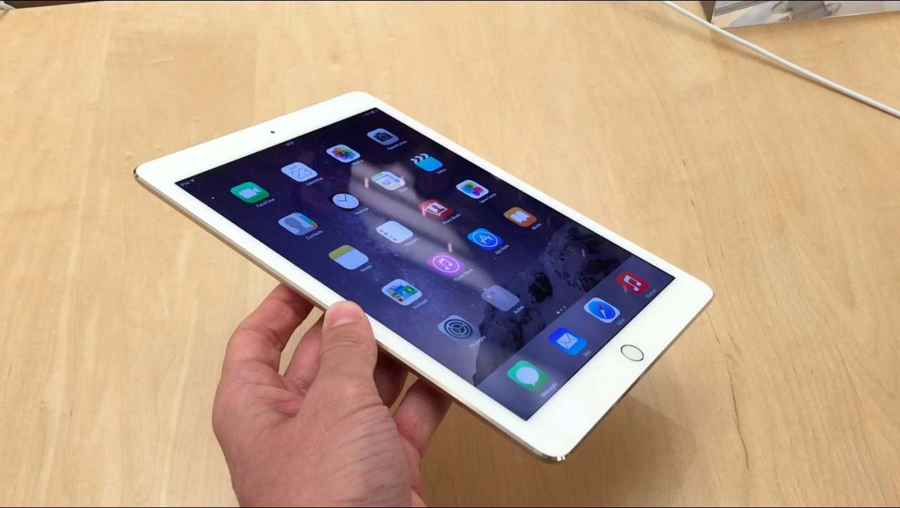 Prise en main iPad Air 2 (en Apple Store)