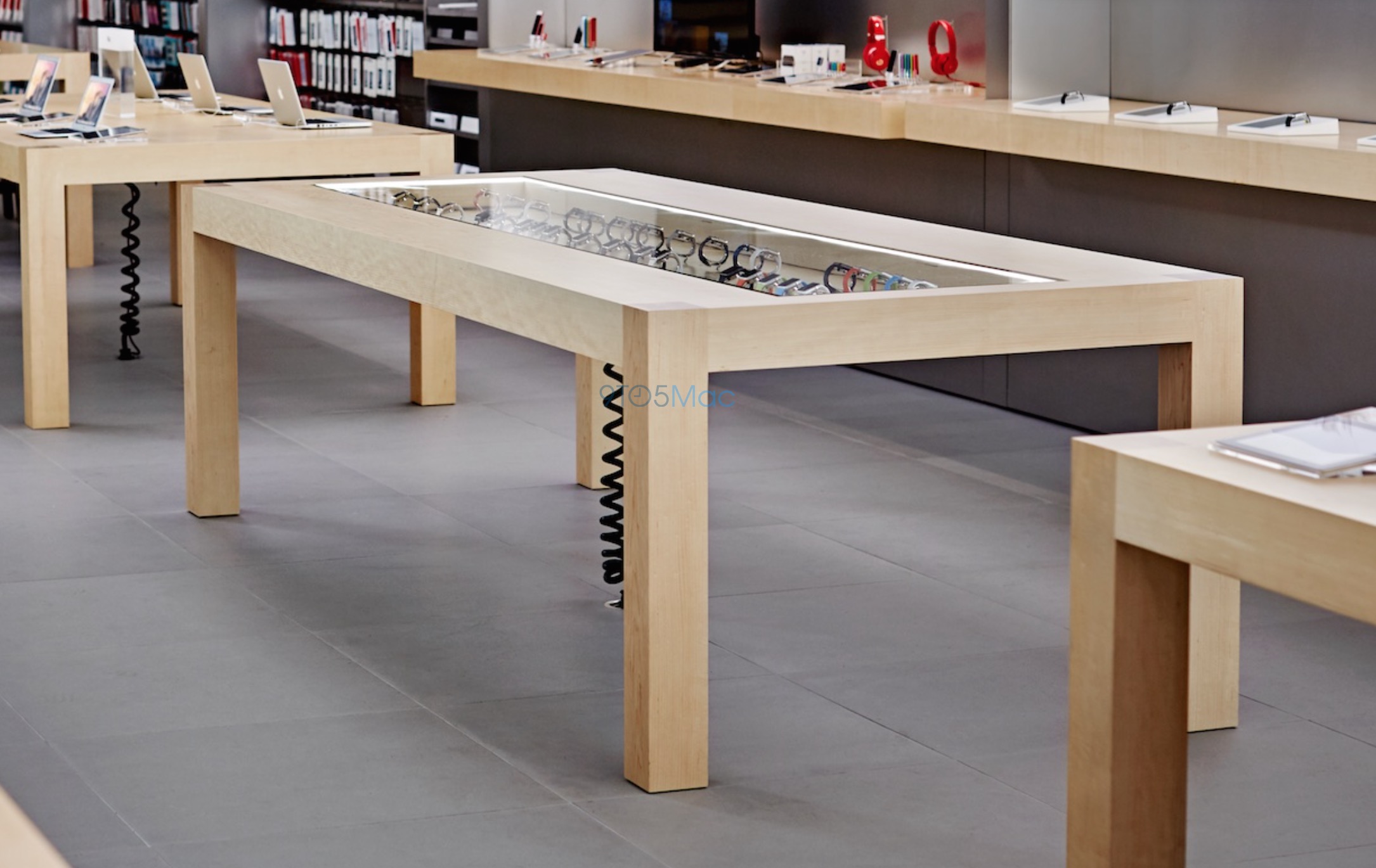 La fameuse table Apple Watch