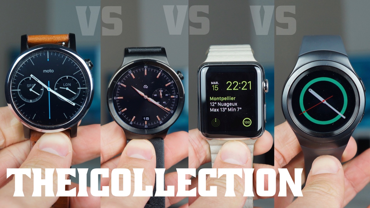 Moto 360 VS Huawei Watch VS Apple Watch VS Gear S2